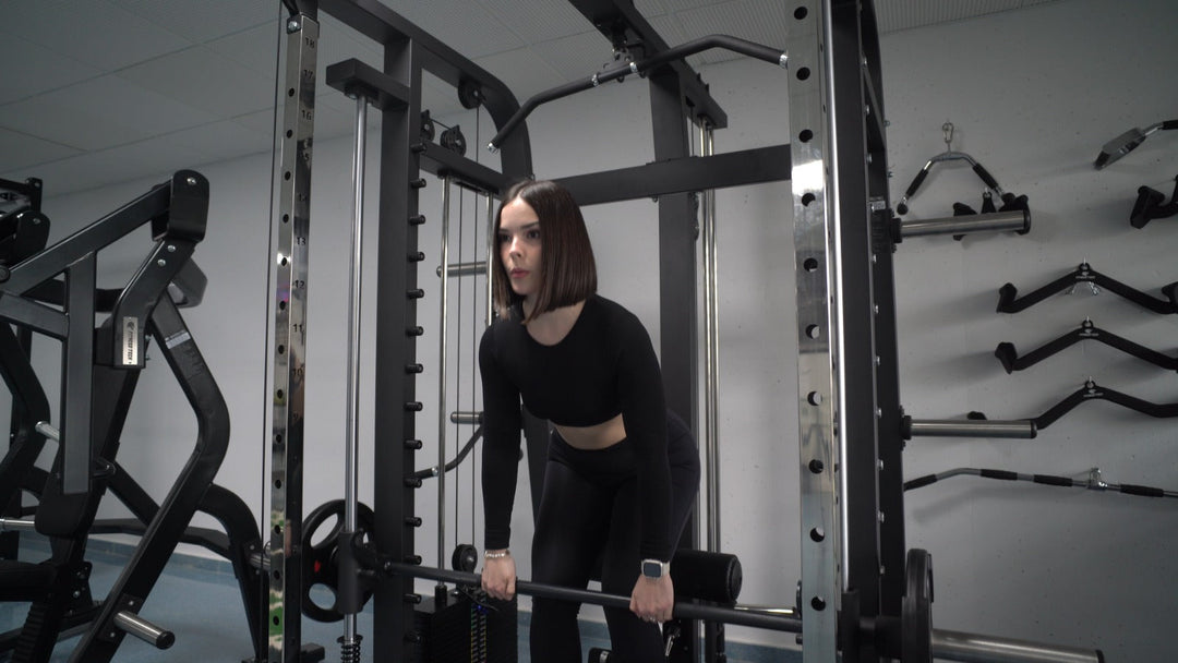 Entrenamiento completo de tren inferior en multipower