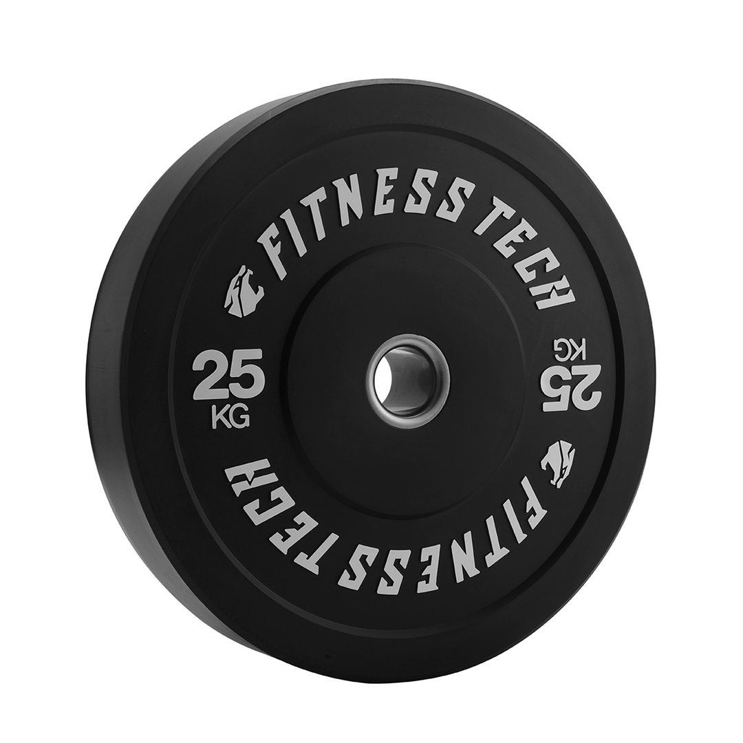 Set 150kg Black Bumper Plate Alta Resistencia