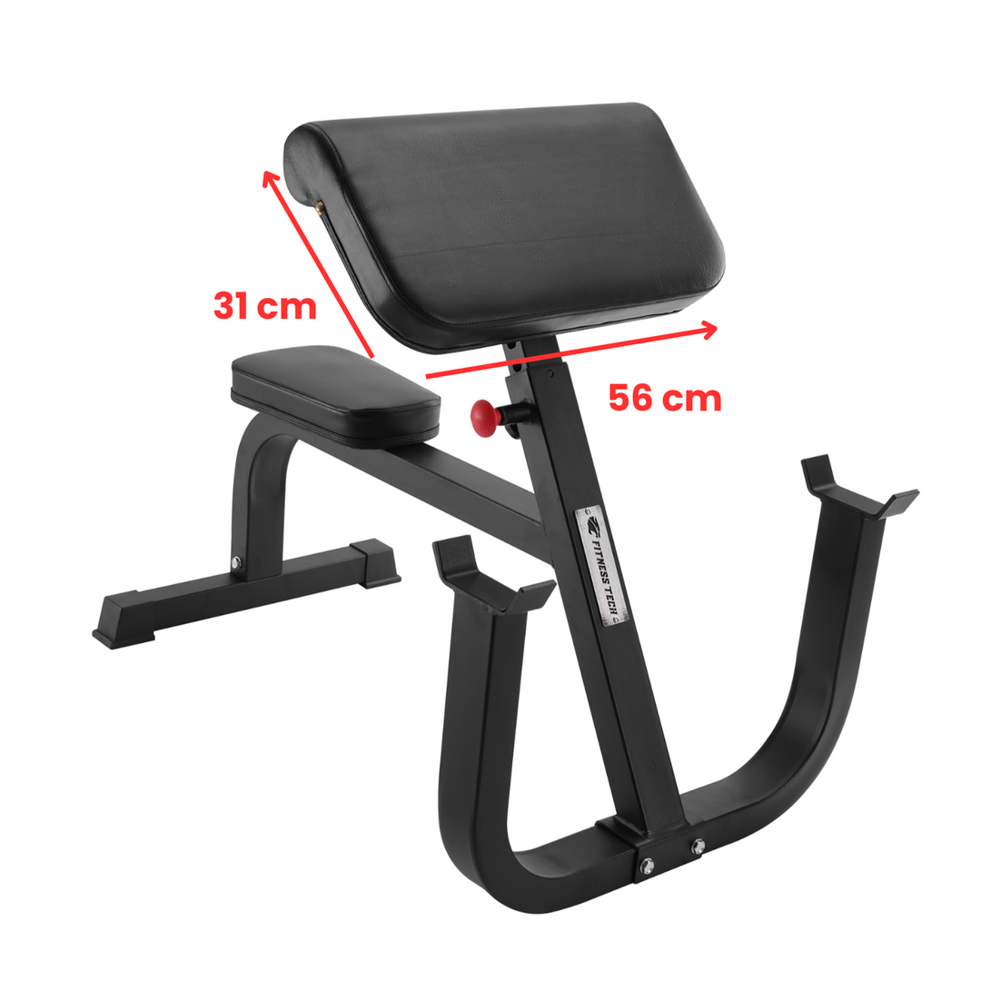 Banco para bíceps predicador