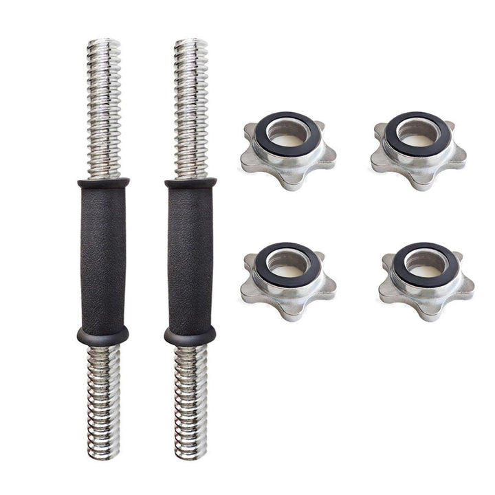 Juego de 2 Barras de hierro para mancuernas 25mm - Fitness Tech