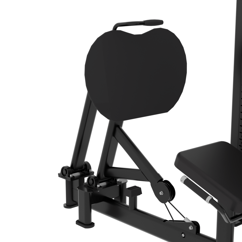 Máquina selectorizada | Prensa horizontal de pierna plancha