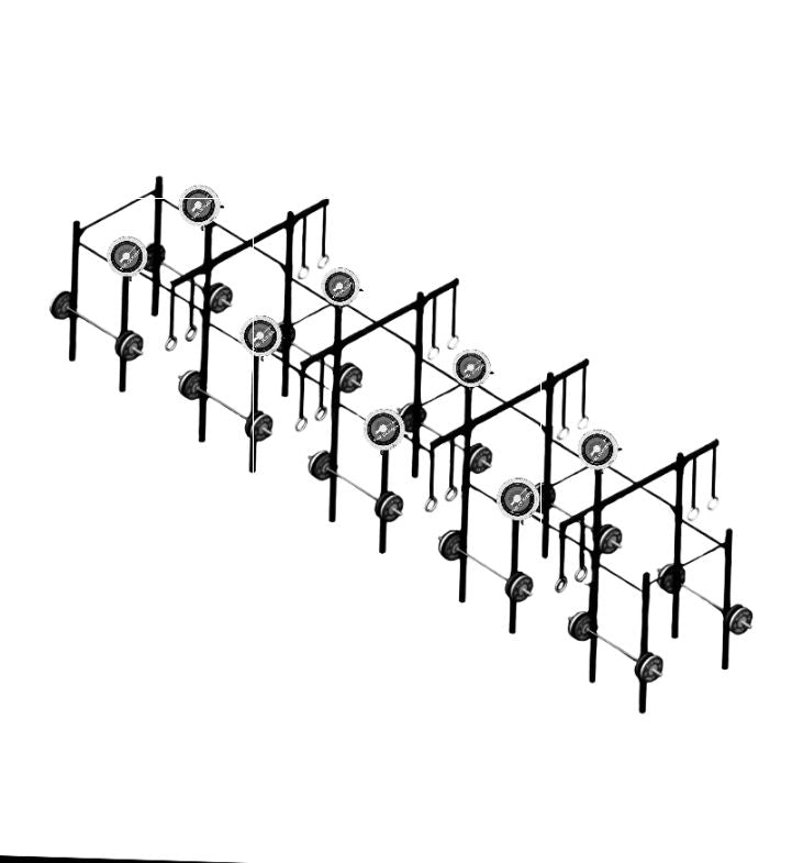 Estructura Central precio por puestos Cross training - Fitness Tech