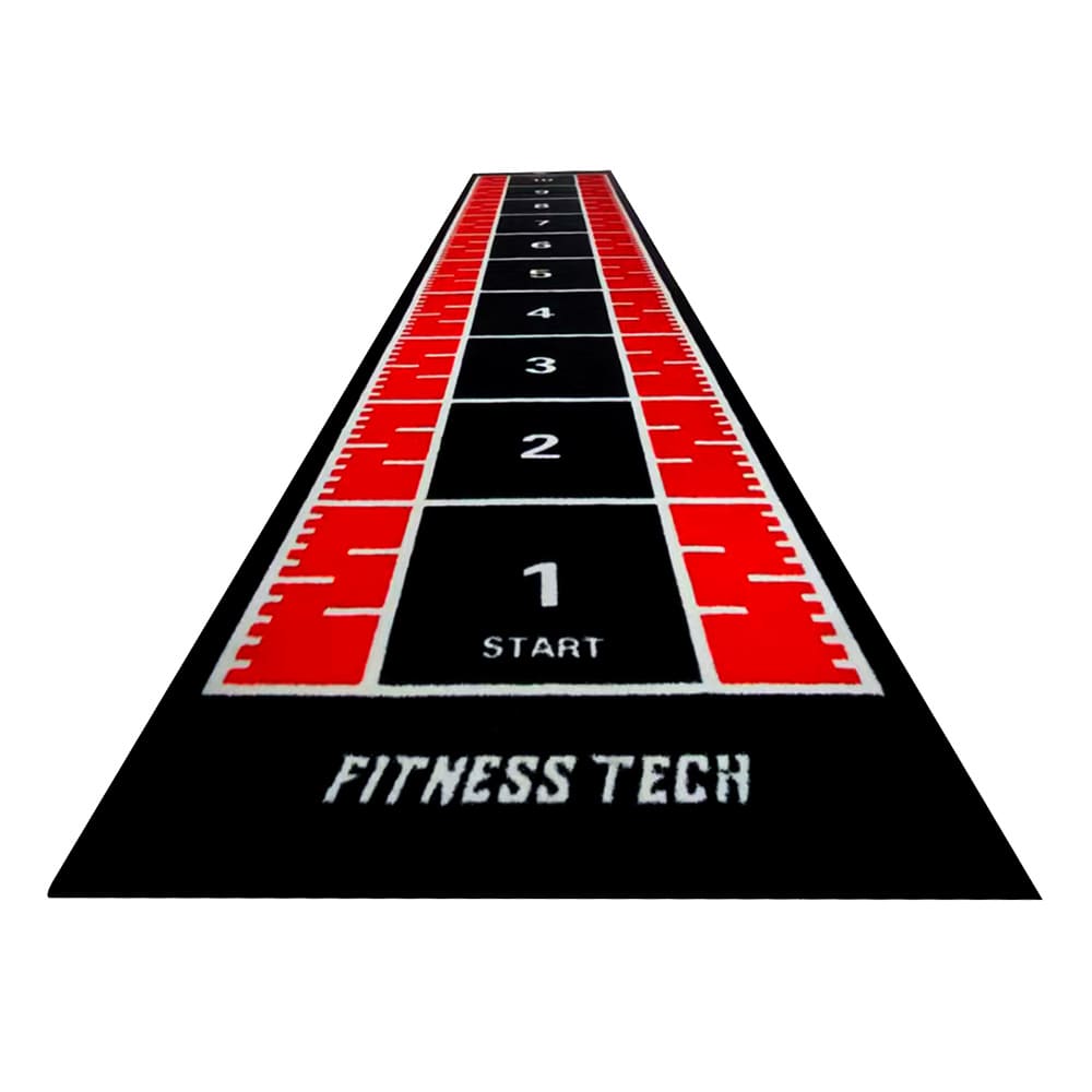 Césped artificial para gimnasio | Pista de sprint - Rojo