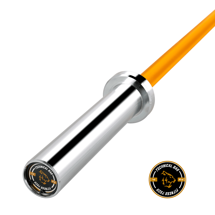 Barra Técnica Gold 1.8m x 50mm - 2 Rodamientos (45 kg)