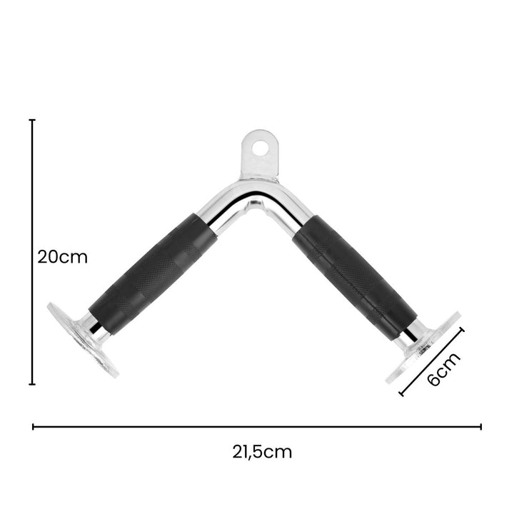 Agarre Triceps en V - Fitness Tech