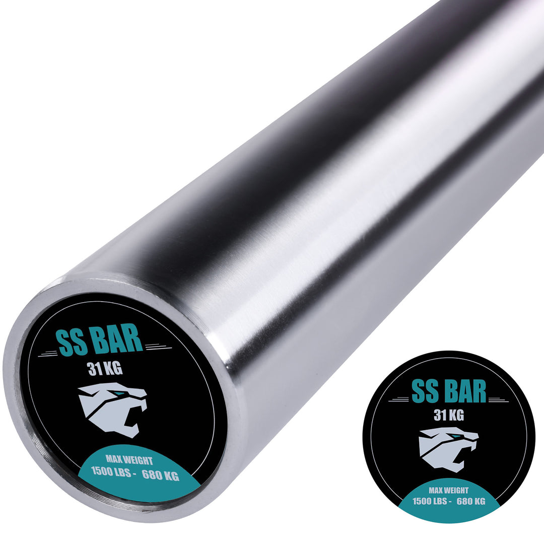 Barra Olímpica Sentadillas Black Safety Squat Bar 235cm 680 KG - Fitness Tech