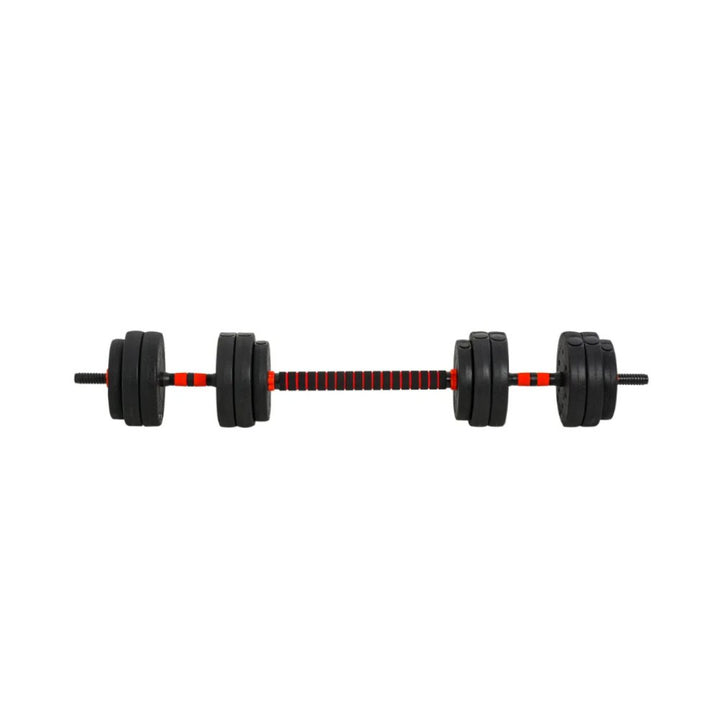 Juego de Mancuernas 2 en 1 con barra extensible ajustable - Fitness Tech