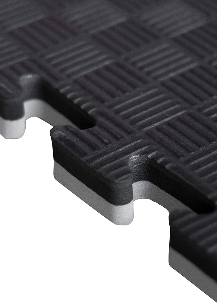 Tatami Profesional Puzzle Negro y Gris | Fitness Tech