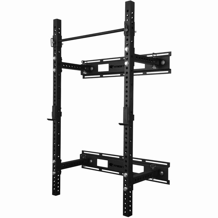 Rack de sentadillas de pared | Negro | Fitness Tech