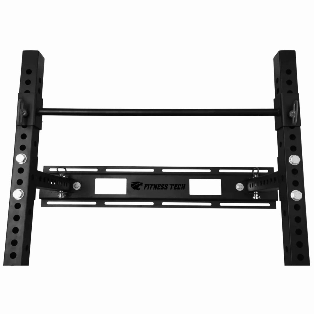 Rack de sentadillas de pared | Negro | Fitness Tech