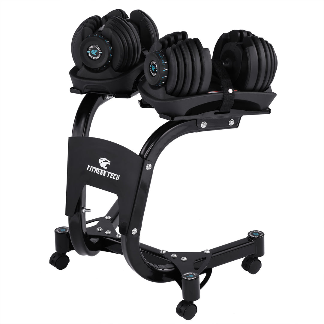 Soporte de mancuernas ajustables | Fitness Tech