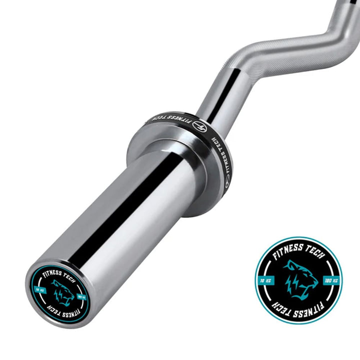 Barra Super Curl Acero 1.2m * 50mm 400LBS / 181Kg Max