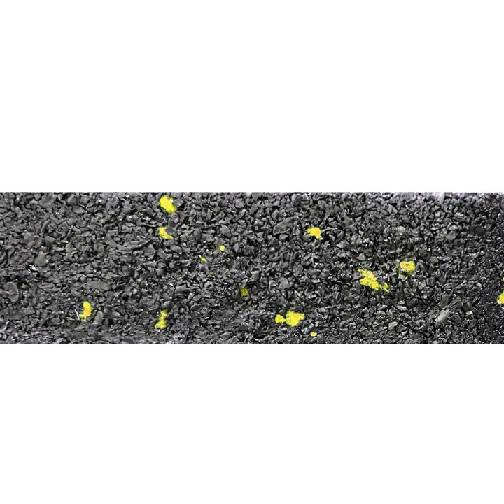 Loseta de Caucho Recta 100x100 cm Amarillo EPDM - Detalle