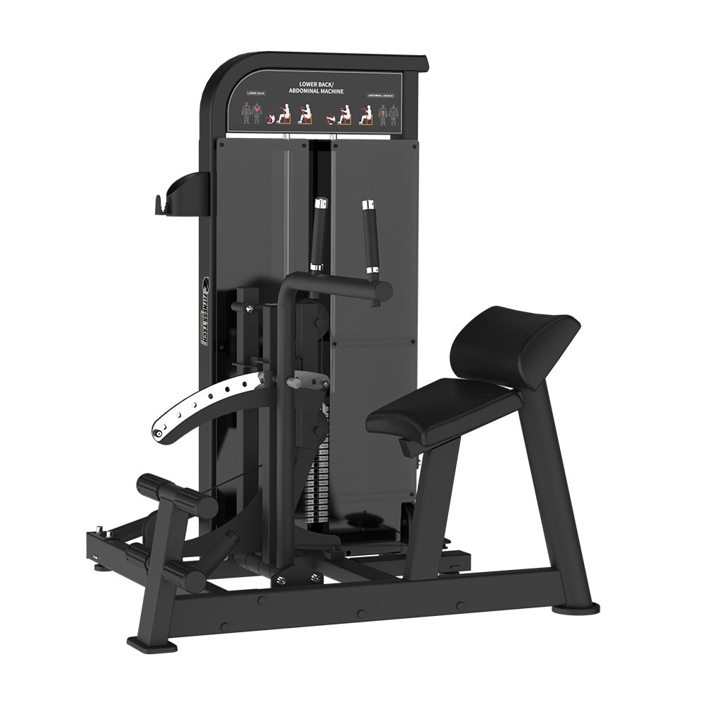 Dual Crunch Abdominal y Extensión Espalda | Máquina selectorizada - Compact Series