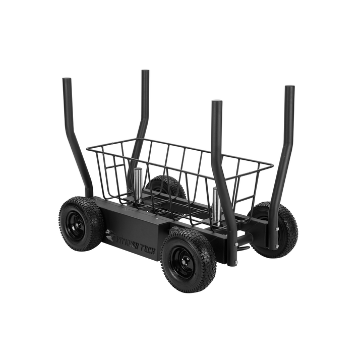 Trineo arrastre con resistencia magnetica y ruedas