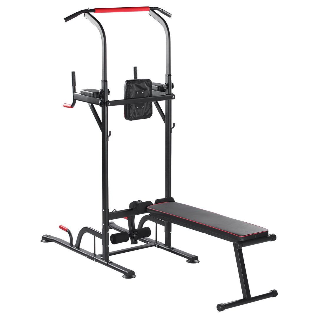 Torre de ejercicios con banco | Fitness Tech