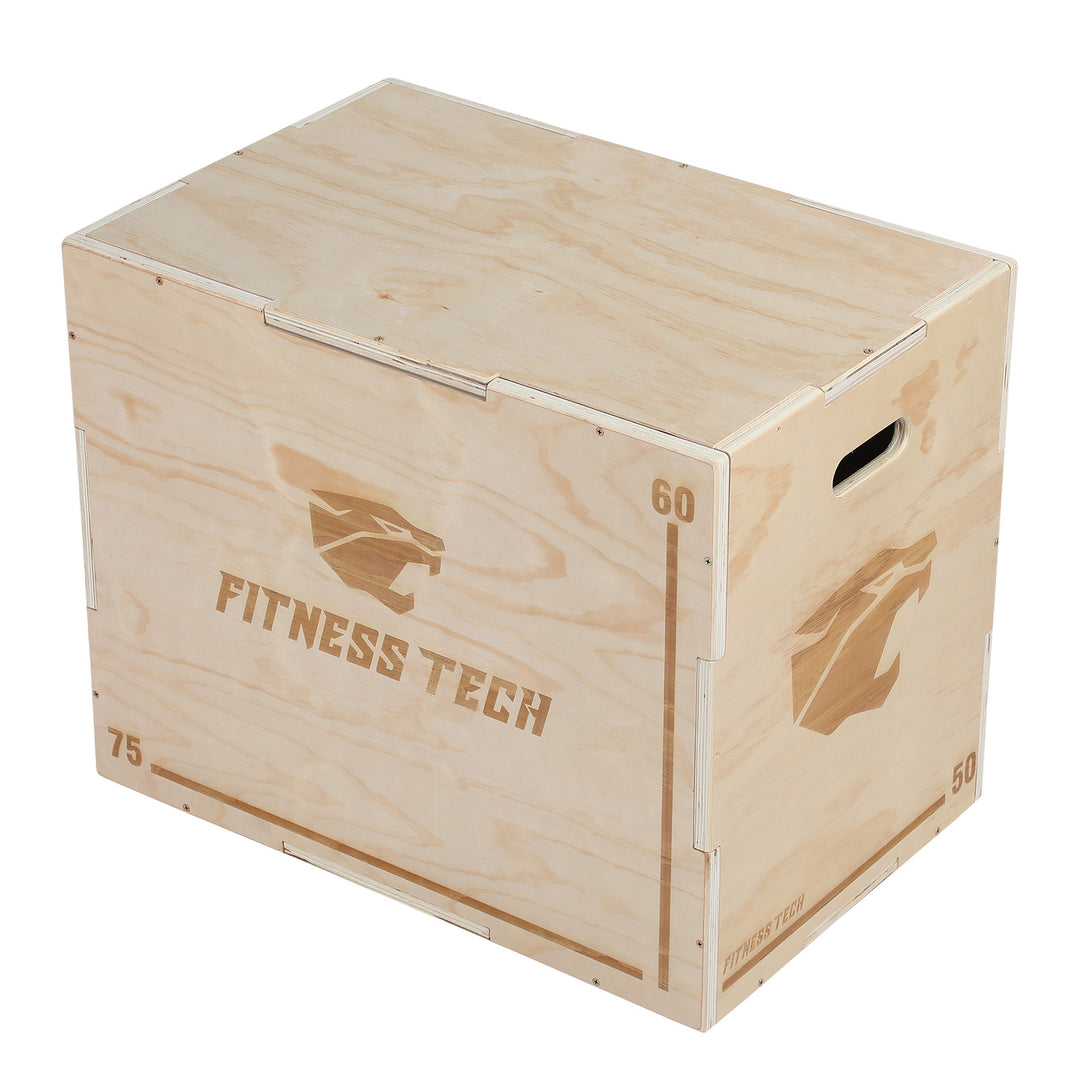 Cajón pliométrico de madera  | Fitness Tech