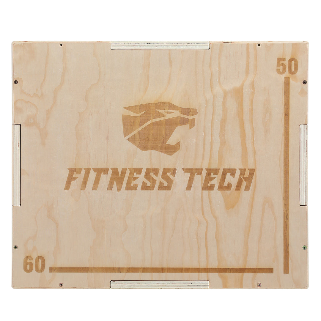Cajón pliométrico de madera  | Fitness Tech