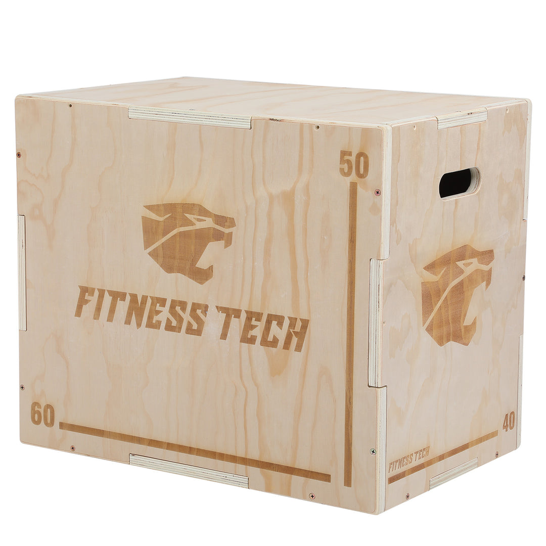 Cajón pliométrico de madera  | Fitness Tech
