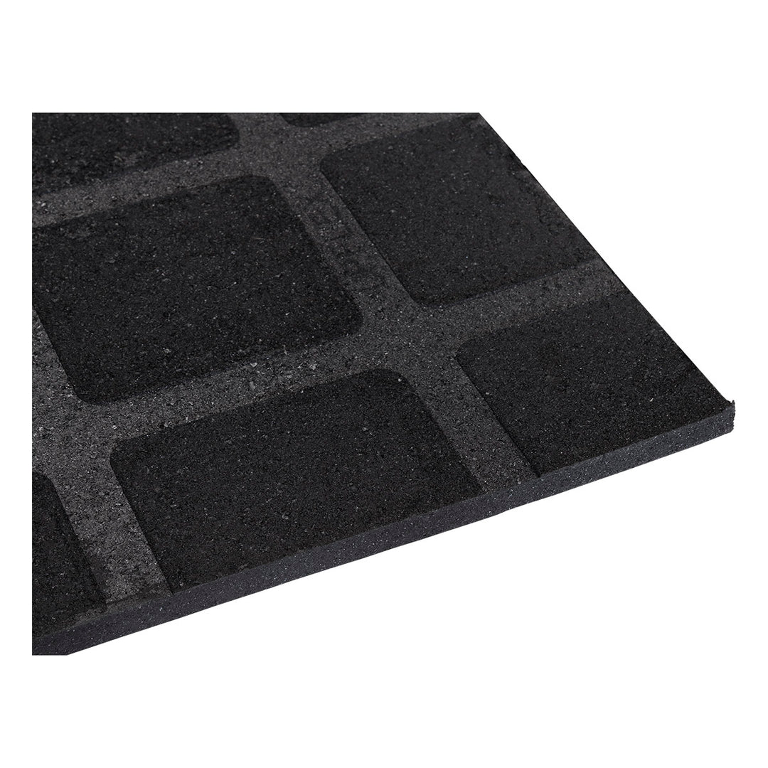 Loseta Recta Caucho Gimnasio 100x100x2cm alta densidad - Fitness Tech