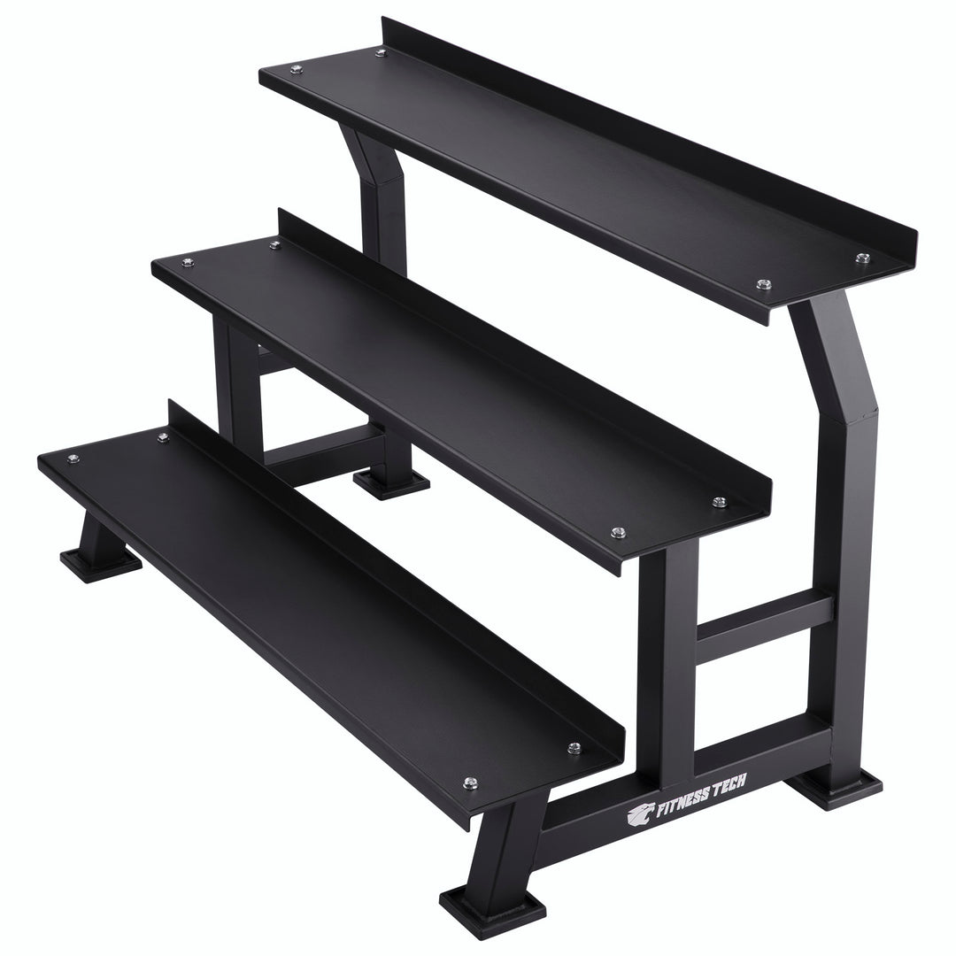 Rack kettlebells tres alturas | Fitness Tech